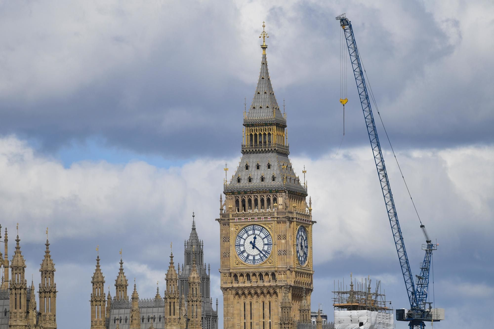 Big Ben’s Refurbishment Continues Clock Dials Now Visible London