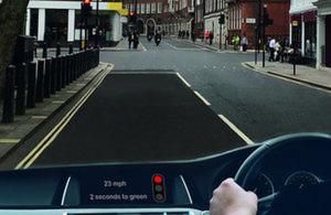 Highways England showcases innovative technology allowing vehicles and the roads to 'talk' to each other