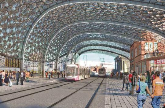 The inside of Curzon Street HS2 Station which will be operational in 2026  (Picture: HS2)   Read more: https://metro.co.uk/2018/09/13/work-begins-to-exhume-18000-dead-bodies-buried-20-deep-for-hs2-7940768/?ito=cbshare  Twitter: https://twitter.com/MetroUK | Facebook: https://www.facebook.com/MetroUK/