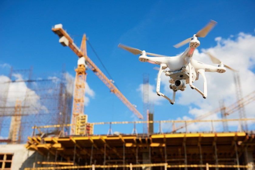 drones in construction