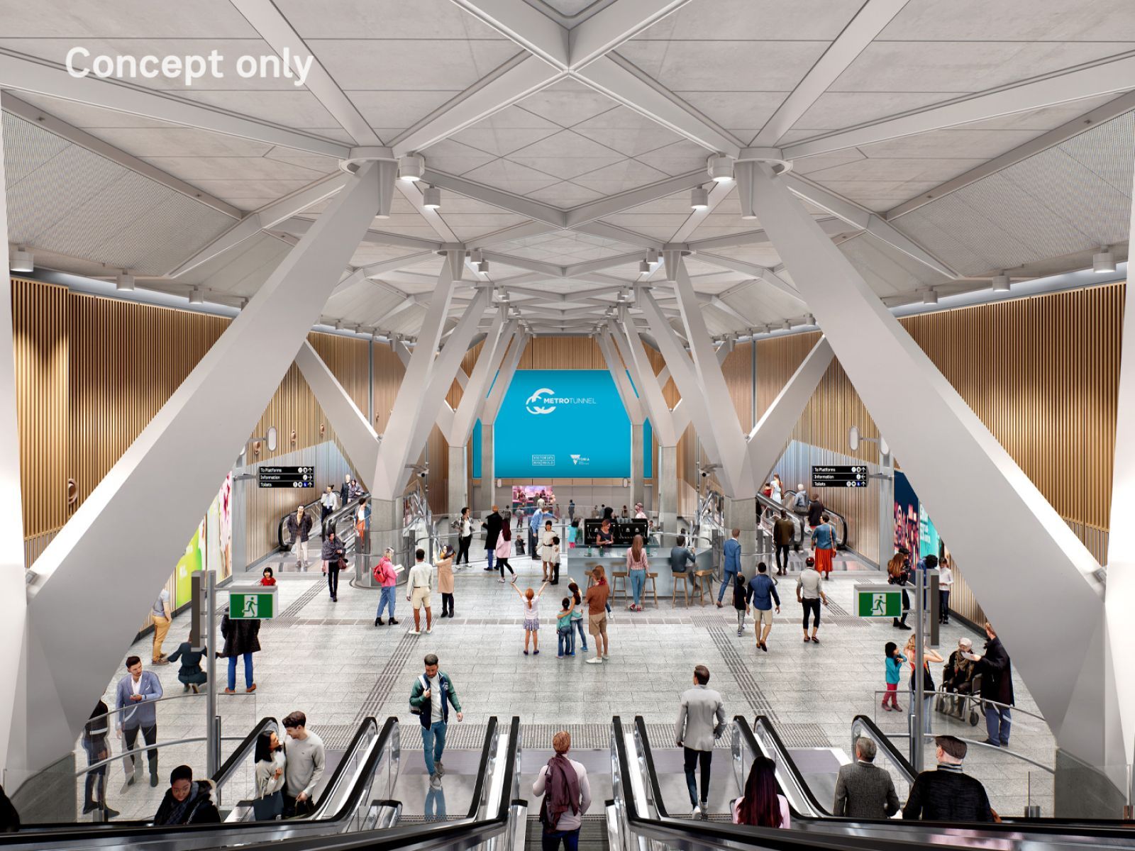 town hall station interior