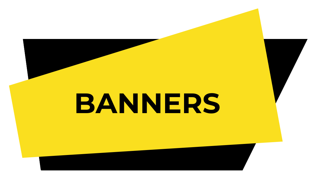 button banners