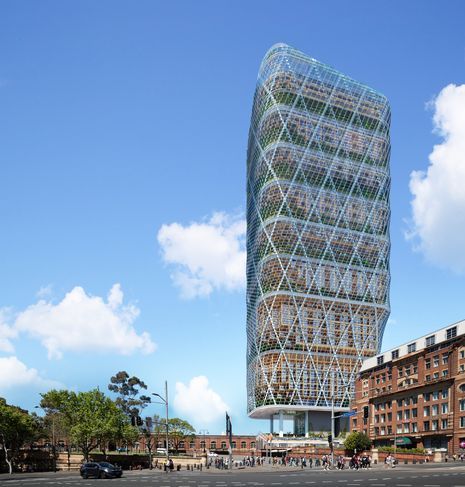 Atlassian marks 39-storey milestone in $1.4 billion hybrid timber tower build in Sydney