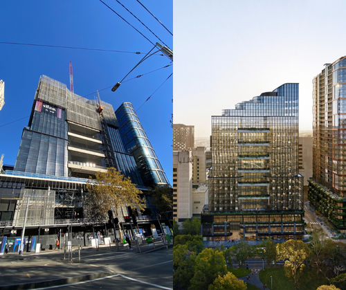 Latest Progress by Mirvac on 7 Spencer Street