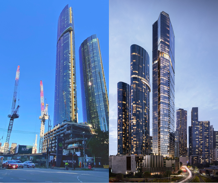 Latest Progress on BLVD, the 74-Storey Skyscraper at Melbourne Square Stage Two