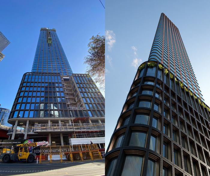 Latest Progress on the Queensbridge Building