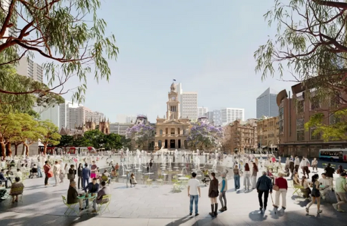 Designs Revealed, $150m Approved for Sydney Town Hall Square