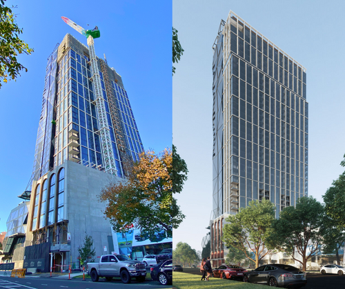 Latest Progress on Woodgate Tower, 205 Normanby Road