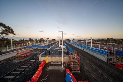 Getting ready to open the new Melton Station
