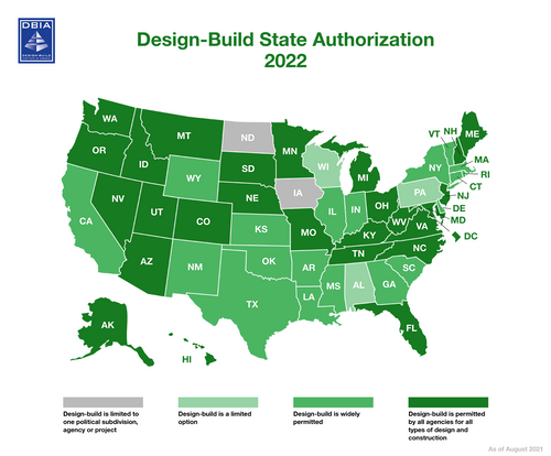 Design=Build Authority by State