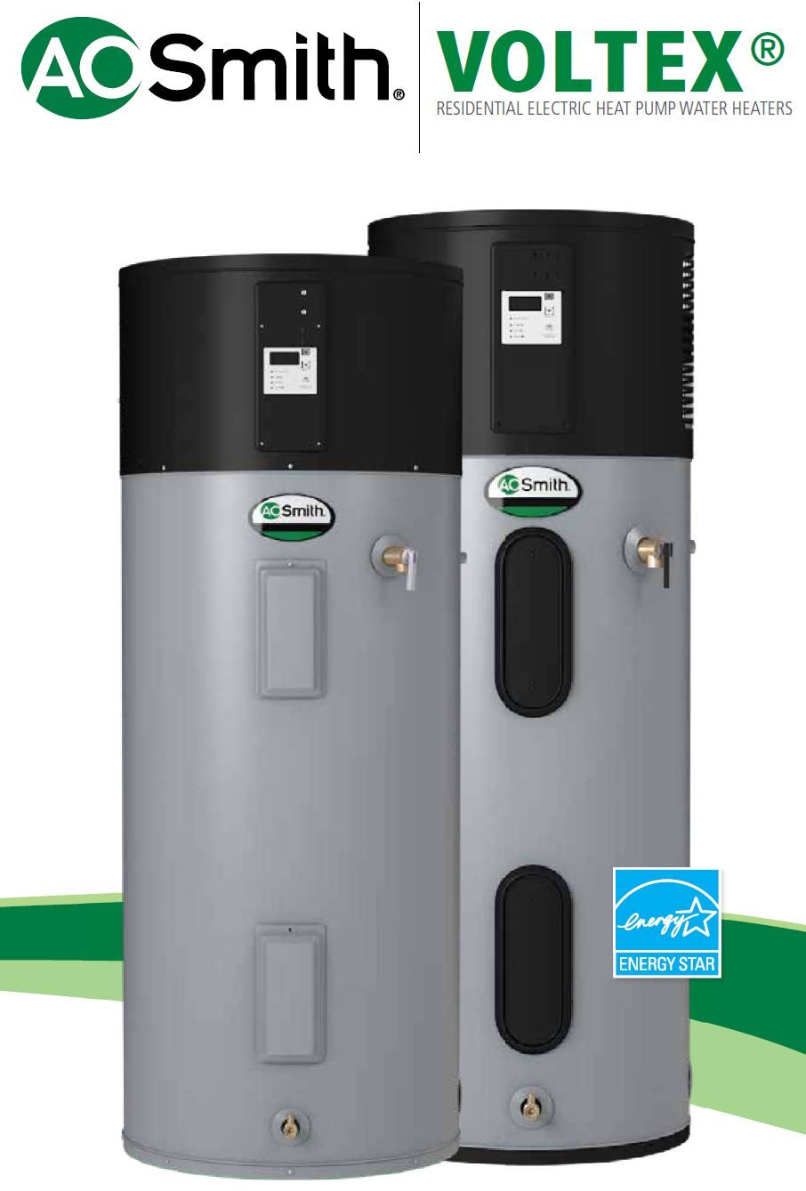 A.O. Smith Hybrid Electric Heat Pump Water Heaters