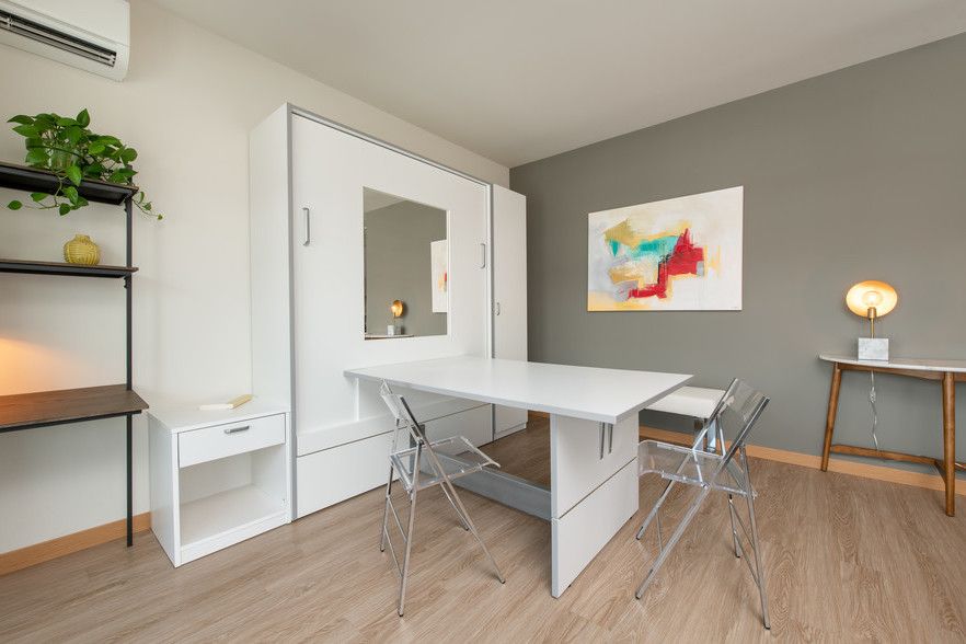 Inova’s TableBed transforms a studio apartment