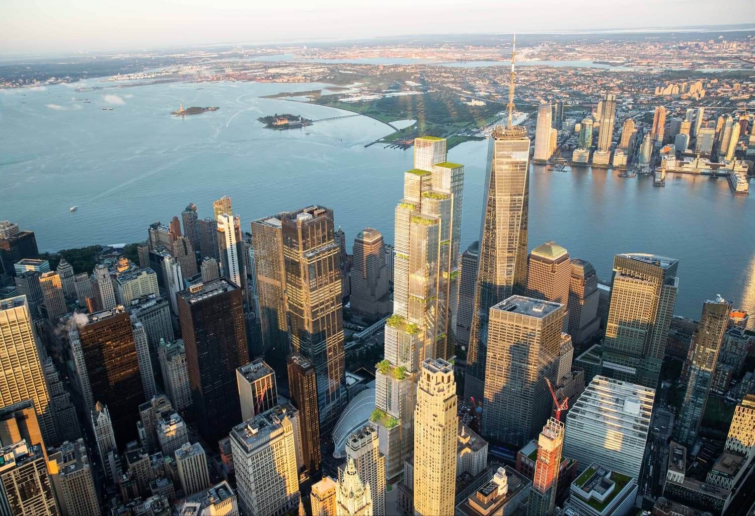 Foster and Partners Update Design For 2 World Trade Center New York