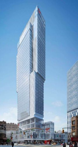 Virgin Hotel’s Glass Curtain Wall Reaches Final Floors At 1225 Broadway In NoMad