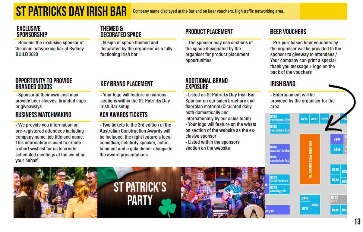 St. Patricks Day Party Sponsor