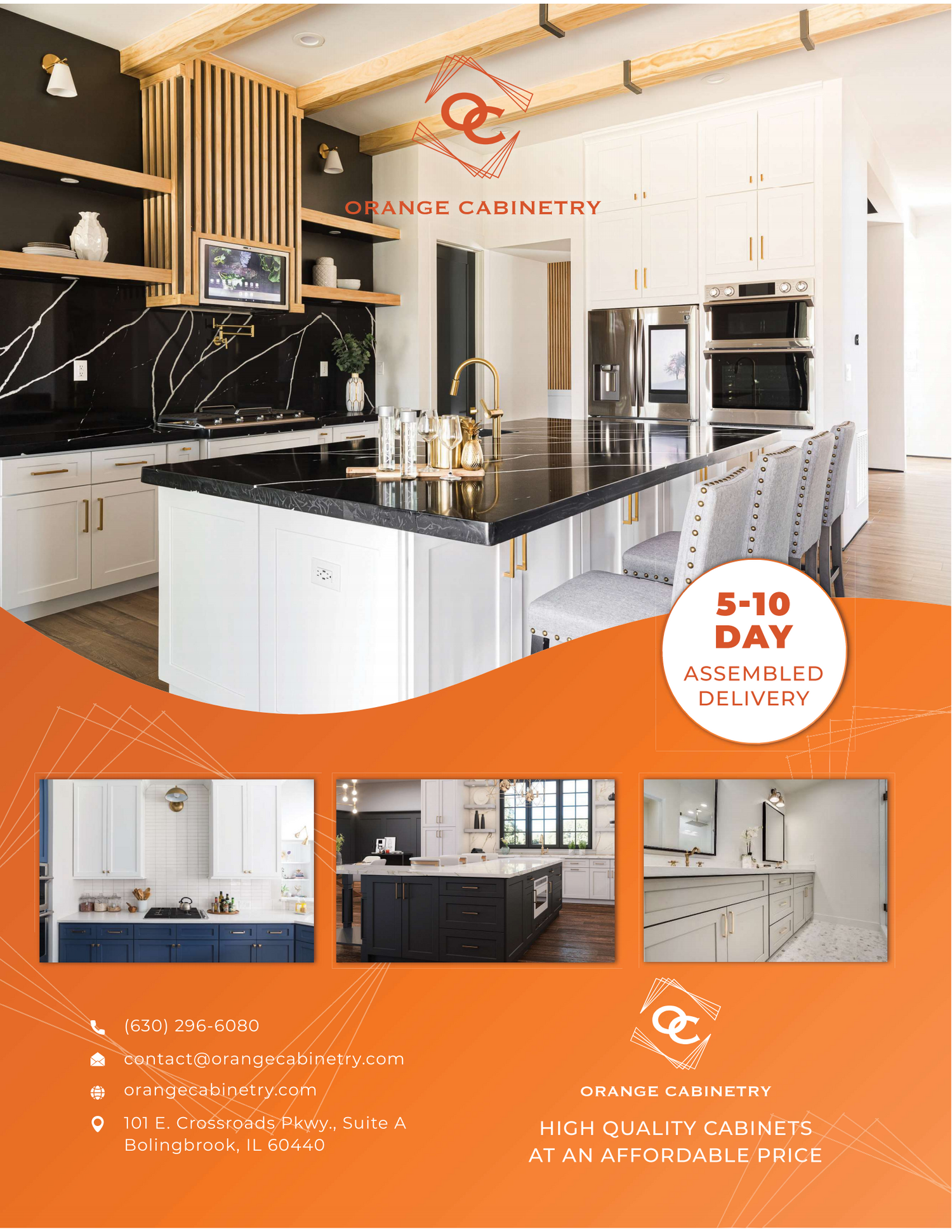 Orange Cabinetry