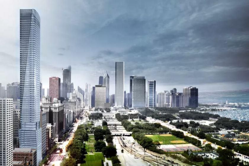 The developers behind a 74-story luxury condo tower known as 1000M hosted a ceremonial groundbreaking event for the South Loop project.