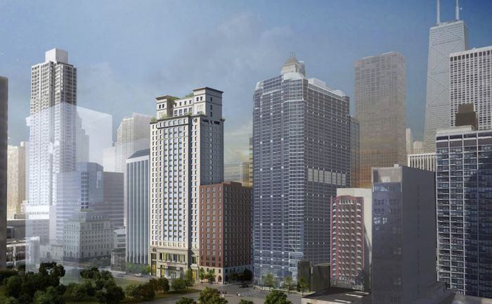 Construction Takes Off for 150 E Ontario Street in Streeterville