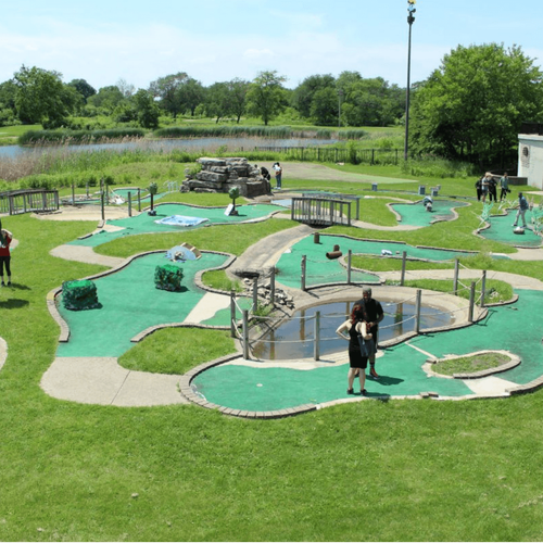 Douglas Park Is Getting Its Mini-Golf Course Back After Students, Artists Step Up To Save It