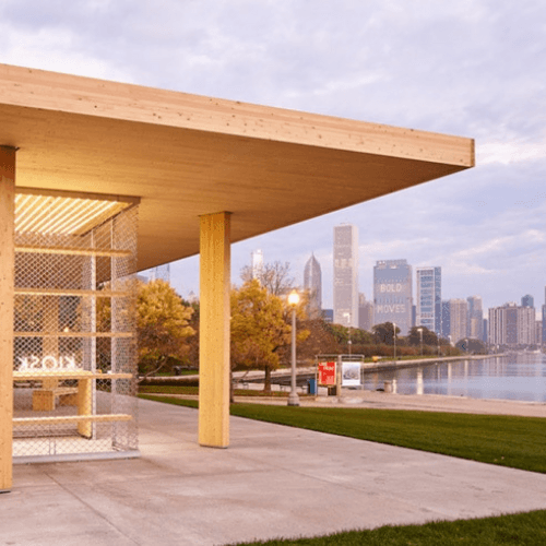 Ultramoderne’s Chicago Horizon pavilion brings CLT architecture to the masses