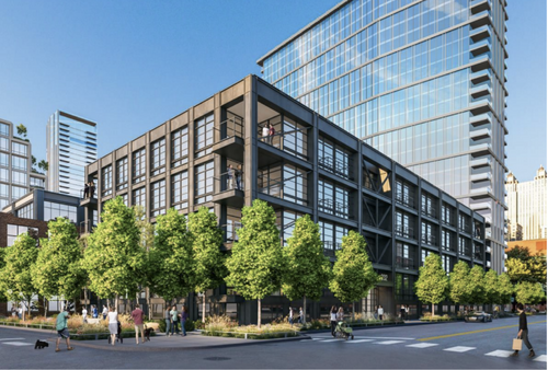 Permits Issued for Mass Timber Structure at 232 W Chestnut Street Within North Union
