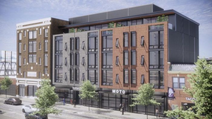 Revised Plan Proposed for Hollander Building