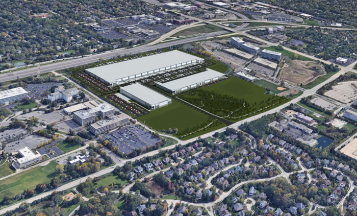 Developer details plans for industrial park on Baxter's Deerfield HQ