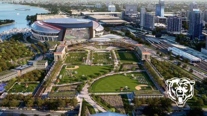 Bears unveil plans for new lakefront stadium in Chicago’s Burnham Park project