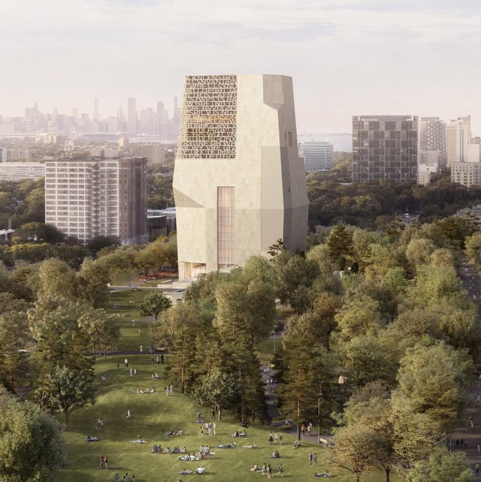 Revamped Obama Center tower design: More windows, trimmed profile