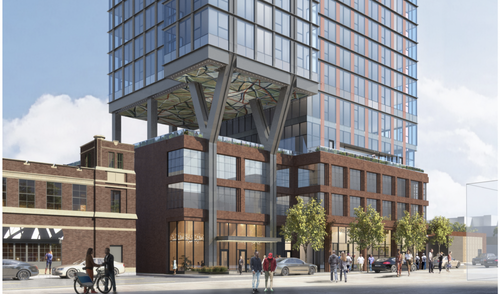 Photos Show Demolition Prep For 160 N Morgan Tower In Fulton Market District