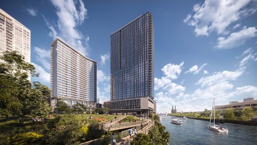 Construction Tops Off for the Reed in South Loop