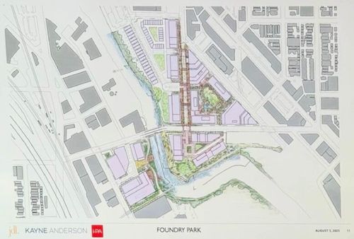 Preliminary Site Plan Revealed For Foundry Park