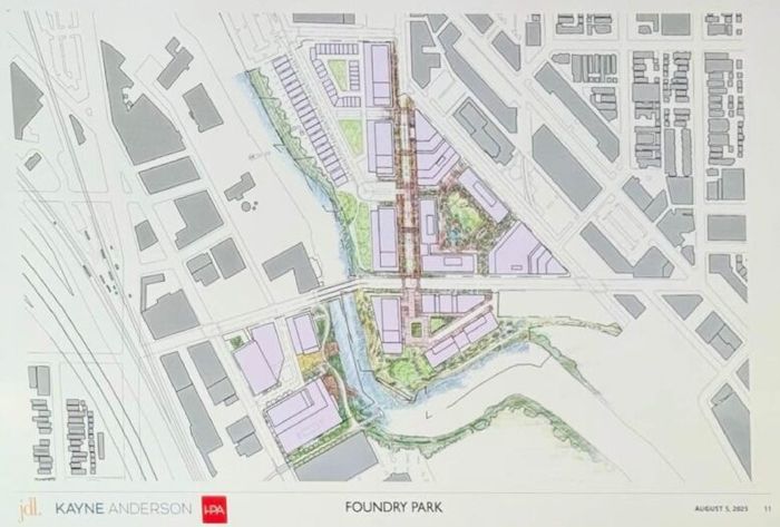 Preliminary Site Plan Revealed For Foundry Park