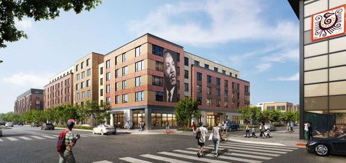 Permits issued for two residential buildings at LeClaire Courts