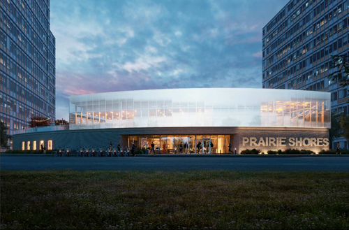 Facade Work Kicks Off For Clubhouse At Bronzeville’s Prairie Shores