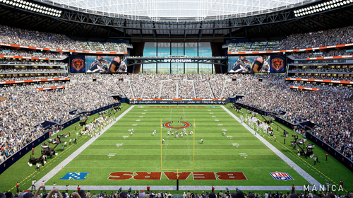 Bears unveil $2 billion Arlington Heights stadium plan with 56,000 construction jobs projected