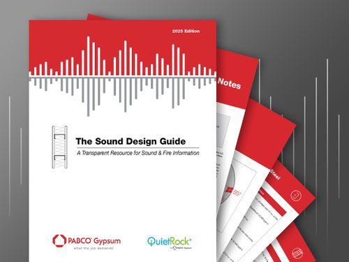 PABCO® Gypsum Releases New 2025 Sound Design Guide, Reinforcing Commitment to Acoustic Excellence