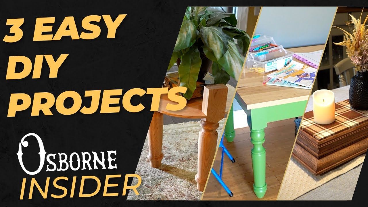 3 DIY Woodworking Projects to Create Today