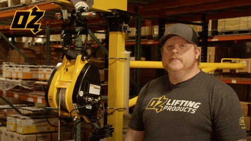 Electric Builders Hoist (Wire Rope Hoist) by OZ Lifting Products