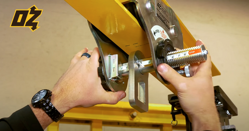 Patented Push Beam Trolley - Made in the USA by OZ Lifting Products