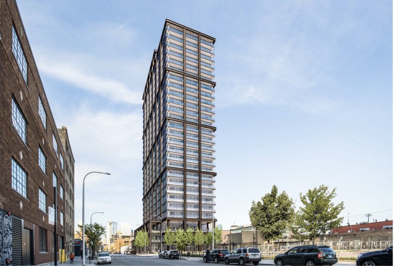 225 N Elizabeth Approaches Final Height In Fulton Market
