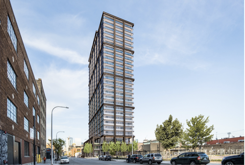 225 N Elizabeth Approaches Final Height In Fulton Market
