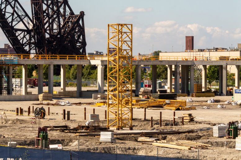 Second Tower Crane Planted For McDonald’s Park