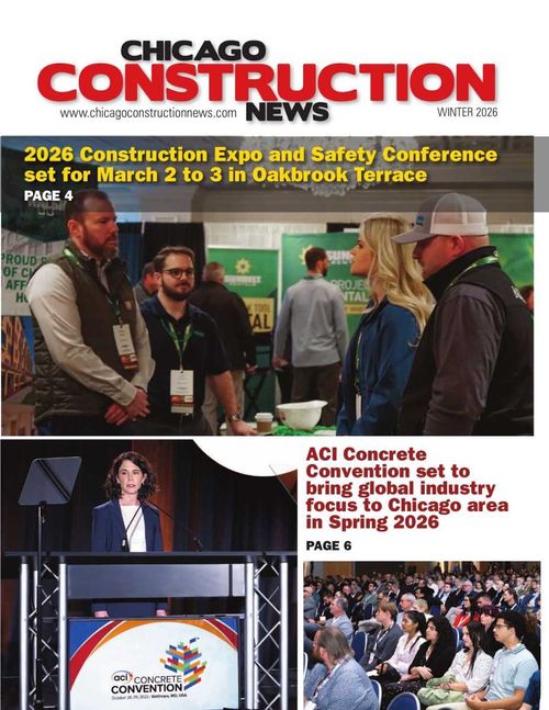 Winter (January) 2026 issue of Chicago Construction News published