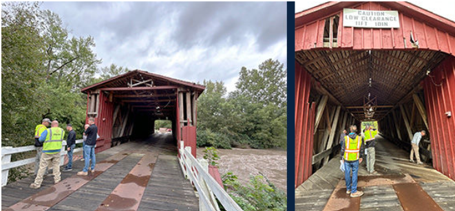Illinois awards $1.25-million contract to repair historic Red Covered Bridge