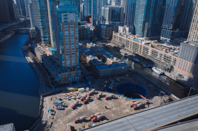 Marathon pour launches construction at 400 Lake Shore