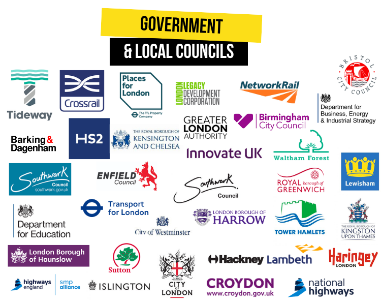 London Build Government & Local Councils Logos