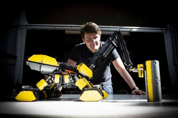All-terrain, driverless Lego construction vehicle could be our future