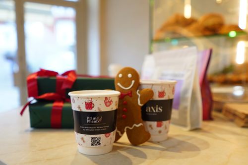 Prime Phenix Teams Up with Axis Coffee for Festive Campaign in Willesden Green
