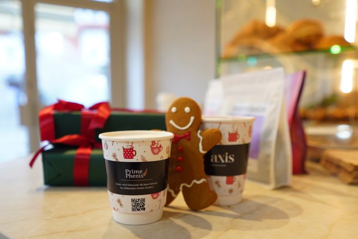 Prime Phenix Teams Up with Axis Coffee for Festive Campaign in Willesden Green